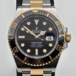 Rolex Submariner 126613LN Silver and Gold Oyster Bracelet with Black Bezel