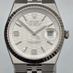 2026 Rolex Land-Dweller 40MM White Honeycomb Dial 127334
